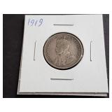 1919 Canadian 25 Cents