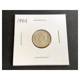 1944 Canadian 10 Cents "George VI" .800 Silver