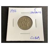 1946 5 Centavos from Cuba