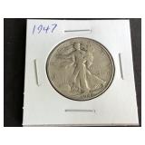 1947 Walking Liberty Half Dollar