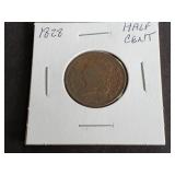 1828 Half Cent