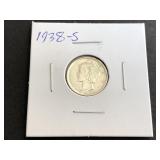 1938 S Mercury Dime