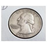 1957 D Washington Quarter