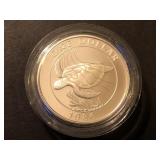 1986 Proof Silver Dollar Bermuda 1 OZ .925 Silver