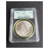 1883 O Morgan Silver Dollar PCGS MS64 Green Holder