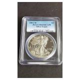 2001 W American Silver Eagle PCGS PR69 DCAM