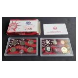 2001 S U.S.  Mint Silver Proof Set