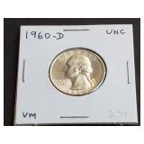 1960 D Washington Quarter