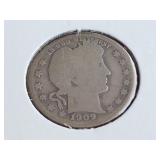 1909 O Barber Quarter