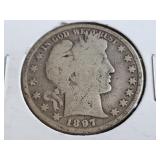1897 Barber Half Dollar
