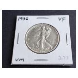 1936 Walking Liberty Half Dollar