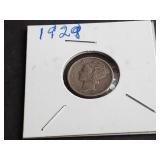 1929 Mercury Dime