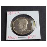1980 S Kennedy Half Dollar