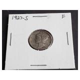 1927 S Mercury Dime