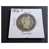 1906 Barber Half Dollar