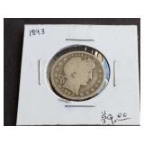 1893 Barber Quarter