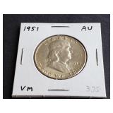 1951 Franklin Half Dollar