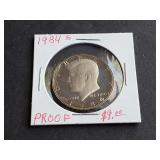 1984 S Kennedy Half Dollar