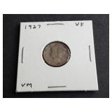 1927 Mercury Dime