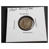 1926 S Mercury Dime