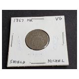1867 Shield Nickel