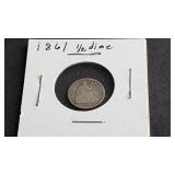 1861 Half Dime