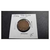 1866 2 Cent