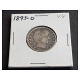 1895 O Barber Quarter