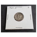 1920 S Mercury Dime