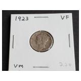 1923 Mercury Dime