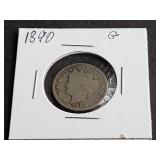 1890 V Nickel