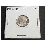 1952 D Roosevelt Dime