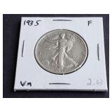 1935 Walking Liberty Half Dollar