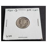 1920 D Mercury Dime