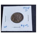 1938 D Buffalo Nickel