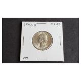 1947 D Washington Quarter
