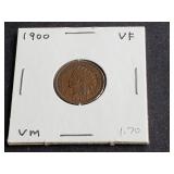 1900 Indian Head Cent
