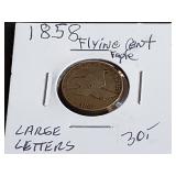 1858 Flying Eagle Cent Large Letters