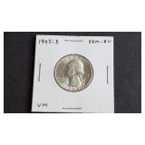 1945 D Washington Quarter