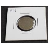 1869 Shield Nickel