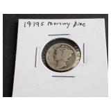 1919 S Mercury Dime