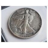 1945 S Walking Liberty Half Dollar