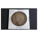 1922 D Peace Silver Dollar