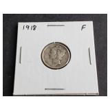 1918 Mercury Dime