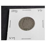1893 V Nickel