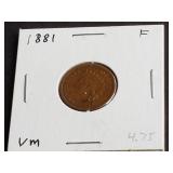 1881 Indian Head Cent