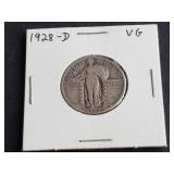 1928 D Standing Liberty Quarter