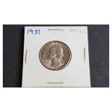 1951 Washington Quarter