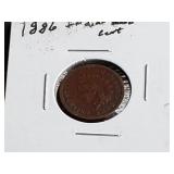 1886 Indian Head Cent Variety 1