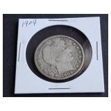 1909 Barber Half Dollar